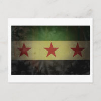 Drapeau Grungy Syrie