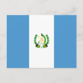 Carte postale Drapeau Guatemala (Devant)
