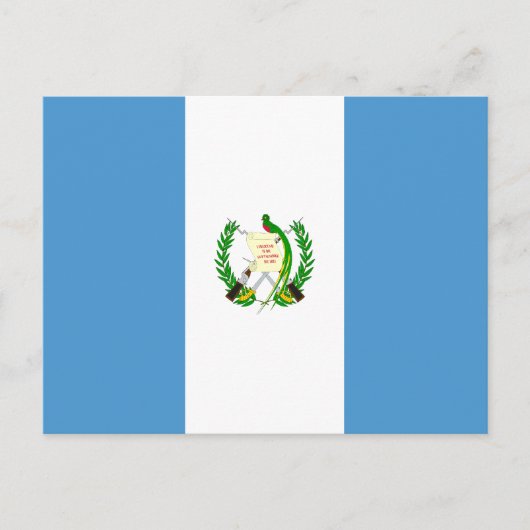 Carte postale Drapeau Guatemala (Devant)