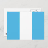 Carte postale Drapeau Guatemala (Devant / Derrière)