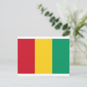 Carte Postale Drapeau Guinée (Debout devant)
