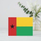Carte postale Drapeau Guinée-Bissau (Debout devant)