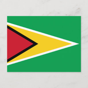 Carte Postale Drapeau Guyana