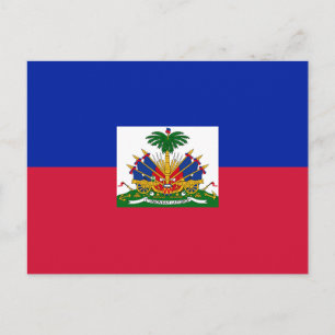 Carte Postale Drapeau Haïti