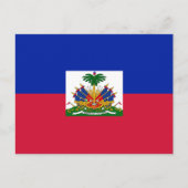 Carte Postale Drapeau Haïti (Devant)