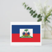 Carte postale Drapeau Haïti (Debout devant)