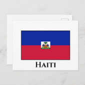 Carte Postale Drapeau Haïti (Haïti) (Devant / Derrière)