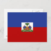 Carte Postale Drapeau haïtien classique (Devant / Derrière)