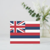 Carte postale drapeau Hawaii (Debout devant)