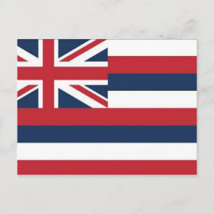Carte postale drapeau Hawaii