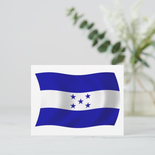 Carte postale Drapeau Honduras (Debout devant)