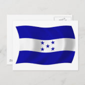 Carte postale Drapeau Honduras (Devant / Derrière)