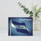 Carte Postale drapeau honduras (Debout devant)