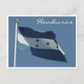 Carte Postale drapeau hondurien (Devant)