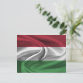 Carte Postale Drapeau Hongrie (Debout devant)