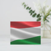 Carte postale drapeau hongrois (Debout devant)