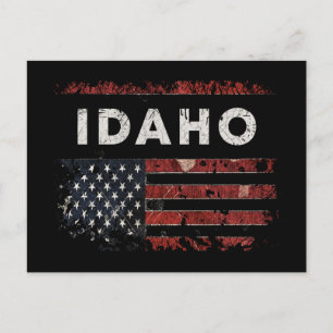 Carte Postale Drapeau Idaho USA