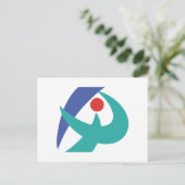 Carte Postale Drapeau Iga, Mie, Japon (Debout devant)