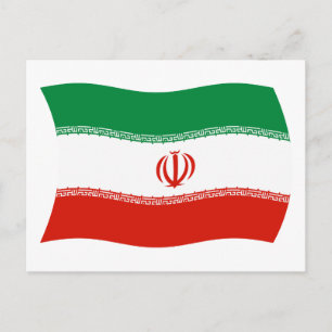 Carte postale Drapeau Iran