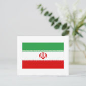 Carte Postale Drapeau Iran (Debout devant)