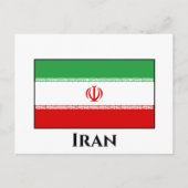 Carte Postale Drapeau Iran (Iran) (Devant)