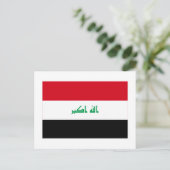 Carte Postale Drapeau Iraq (Debout devant)