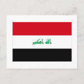 Carte Postale Drapeau Iraq (Devant)