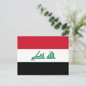 Carte Postale Drapeau Iraq (Debout devant)