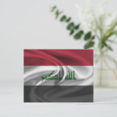 Carte Postale Drapeau Iraq (Debout devant)