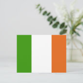 Carte Postale Drapeau irlandais (Debout devant)