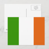 Carte Postale Drapeau irlandais (Devant / Derrière)
