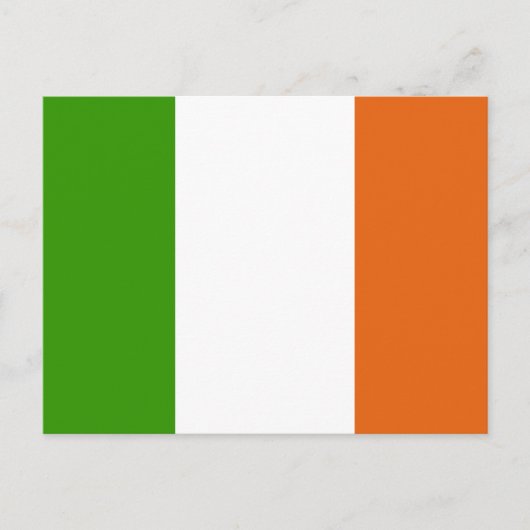 Carte Postale Drapeau irlandais (Devant)