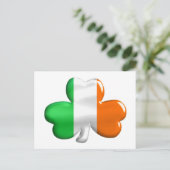 Carte Postale Drapeau irlandais (Debout devant)