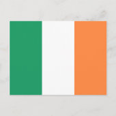 Carte Postale Drapeau irlandais (Devant)