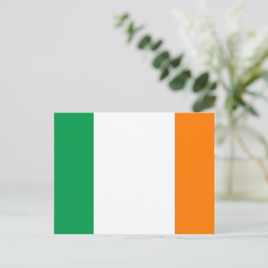 Carte postale drapeau irlandais (Debout devant)