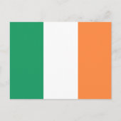 Carte Postale Drapeau irlandais, Drapeau de la République d'Irla (Devant)
