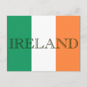Carte Postale Drapeau irlandais - Irlande pcccc (Devant)