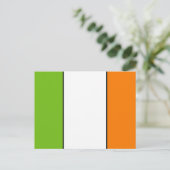 Carte Postale Drapeau irlandais T-shirts et cadeaux (Debout devant)