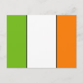 Carte Postale Drapeau irlandais T-shirts et cadeaux (Devant)