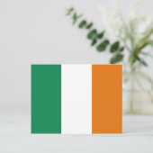 Carte postale drapeau Irlande (Debout devant)
