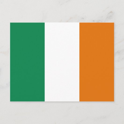Carte postale drapeau Irlande (Devant)