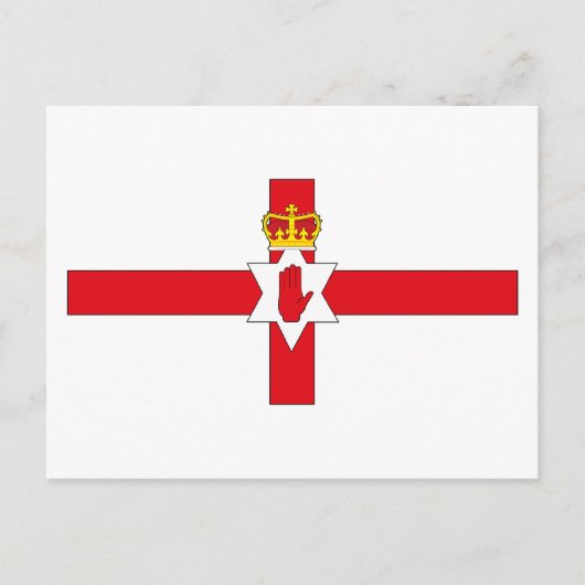 Carte postale Drapeau Irlande du Nord (Devant)
