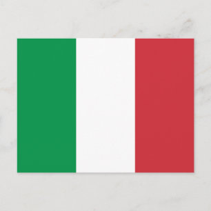 Carte Postale Drapeau Italie