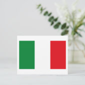 Carte postale Drapeau Italie (Debout devant)