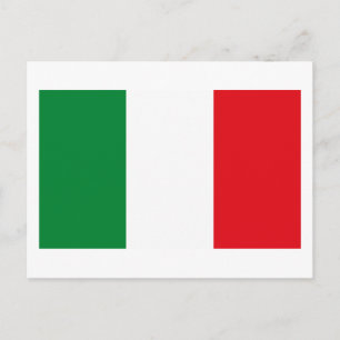 Carte postale Drapeau Italie