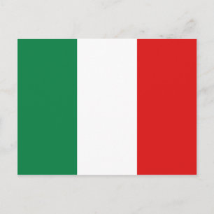 Carte postale Drapeau Italie