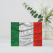 Carte postale Drapeau Italie (Debout devant)