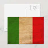 Carte Postale Drapeau Italie (Devant / Derrière)