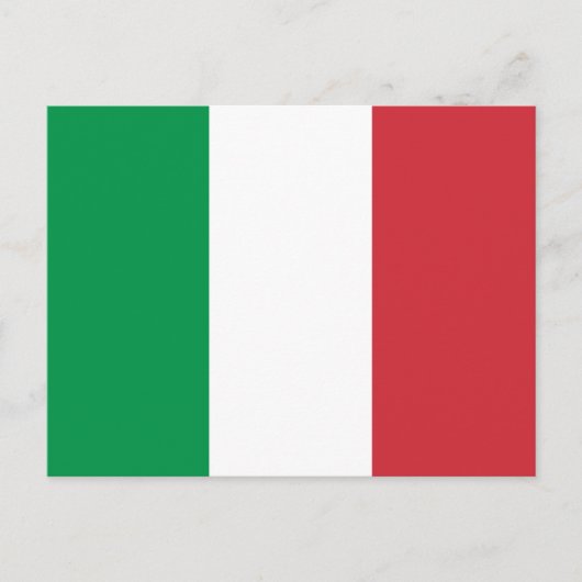 Carte postale Drapeau Italie (Devant)