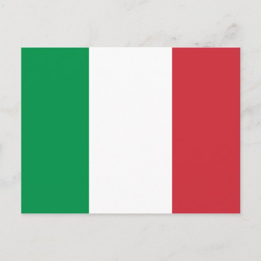 Carte Postale Drapeau Italie (Devant)